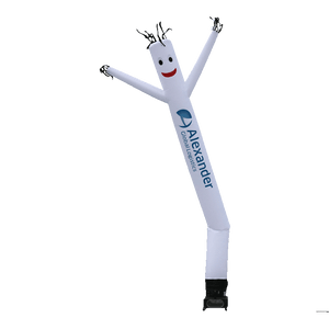 Sky dancers with logo - two arms / one leg Inflatable24.com by Inflatable24.com