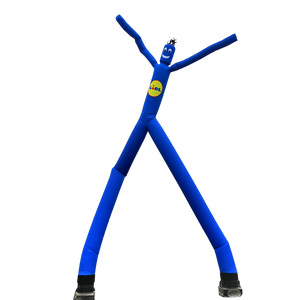 Airdancers- two arms / two legs with logo Inflatable24.com 8 m - 26 ft white by Inflatable24.com