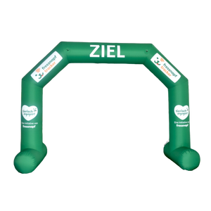 Inflatable Archway – EasyArch: fully printed in your color and design Inflatable24.com S (4 m x 3 m) - (13 ft x 10 ft) Directly on arch With Feet by Inflatable24.com