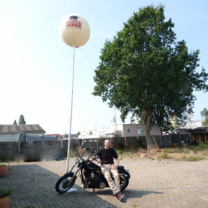 Balloon with stand for outdoor advertising - 6 m (19.5 ft) height max Inflatable24.com by Inflatable24.com