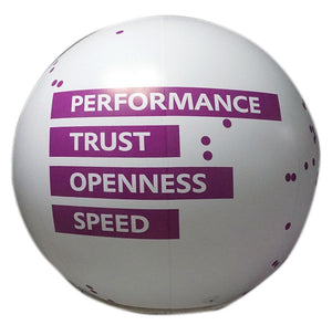 Crowdballs Vinyl from 1 m (3.5 ft)- 2 m( 6.5 ft) - 100% digital printing Inflatable24.com by Inflatable24.com