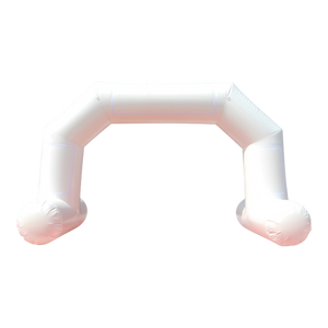 Inflatable Archway – EasyArch: stock color prepared for banner Inflatable24.com S (4 m x 3 m) - (13 ft x 10 ft) white With Feet by Inflatable24.com