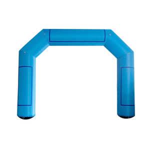 Inflatable Archway – EasyArch: stock color prepared for banner Inflatable24.com S (4 m x 3 m) - (13 ft x 10 ft) blue No Feet by Inflatable24.com