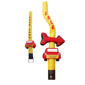 CAR Skytube / Airdancer 4 m (13 ft) with car figure and logo Inflatable24.com by Inflatable24.com