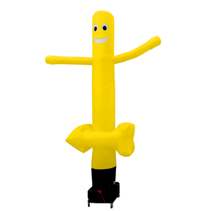 WAVING Sky dancer / Airdancer Inflatable24.com 3 m - 10 ft yellow with arrow by Inflatable24.com