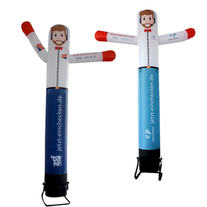 WAVING Sky dancer / Airdancer / SkyGuy 100% digitally printed Inflatable24.com 3 m - 10 ft no arrow no hat by Inflatable24.com