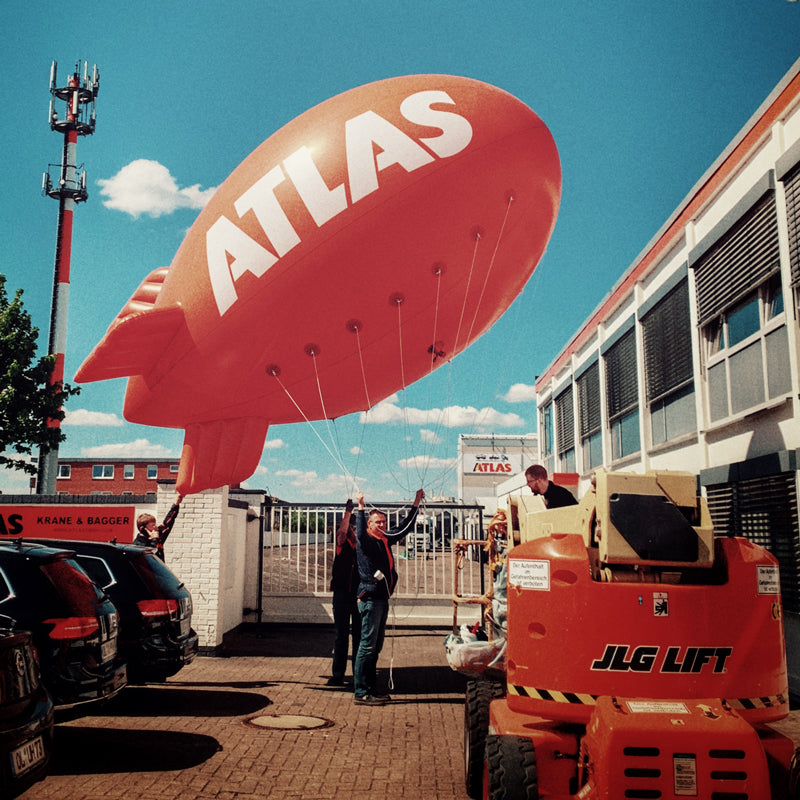 Advertising large machines need large airships