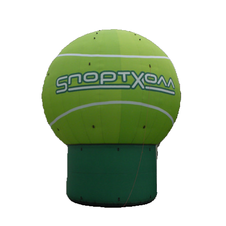 Standing Giant Balloon - Hot air balloon shape - fully printed Inflatable24.com 8 m - 26 ft 100% digital printing by Inflatable24.com