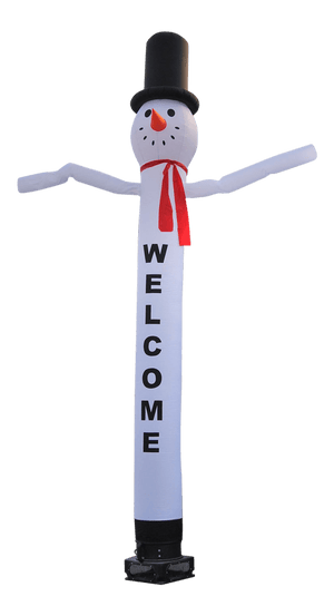 Skydancer Xmas Holidays Inflatable24.com Snowman 4 m - 13 ft by Inflatable24.com