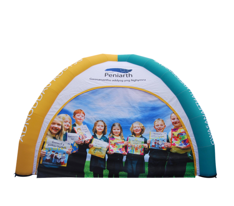 Easy Tent "Dome" 4-Leg Design-100% printed- Inflatable Promo Tent Inflatable24.com by Inflatable24.com