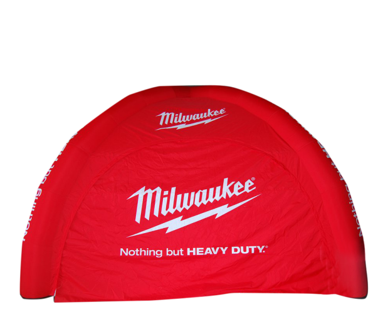 Xhib Tent "Dome" 4-Leg Design - airtight -100% printed Inflatable24.com by Inflatable24.com