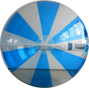 Water Walking Ball - original by Lauf!Ball Deutsche Inflatable 2 m - 6.5 ft PVC blue stripes by Inflatable24.com