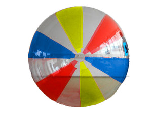 Water Walking Ball - original by Lauf!Ball Deutsche Inflatable 1.6 m - 5.3 ft PVC blue red and yellow stripes by Inflatable24.com