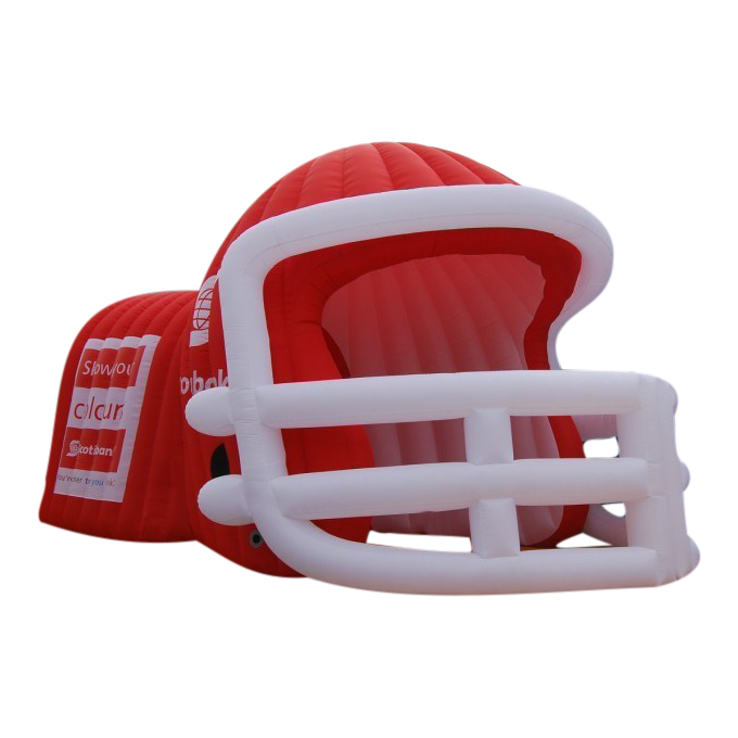 Football Helmet Tunnel Inflatable24.com by Inflatable24.com
