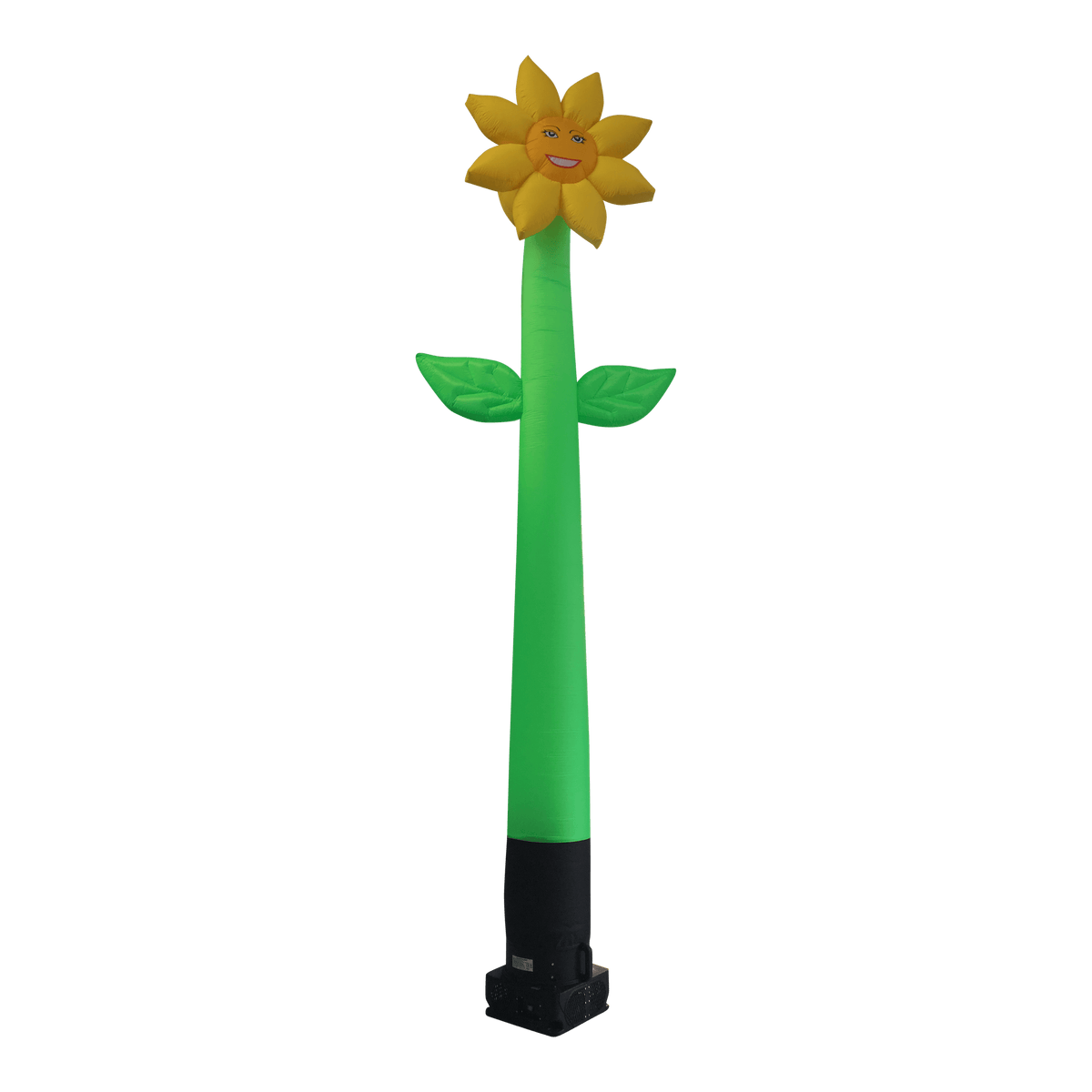 FLOWER Skytube / flower shaped Airdancer 4 m (13 ft) Inflatable24.com standard green/yellow by Inflatable24.com