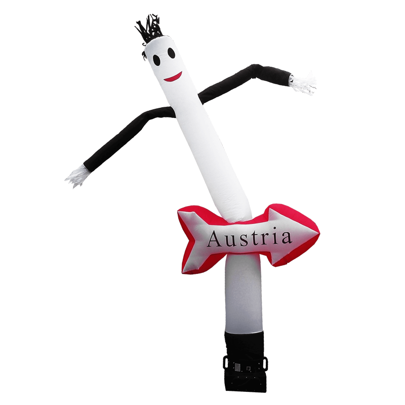 WAVING Sky dancer / Airdancer with logo Inflatable24.com by Inflatable24.com