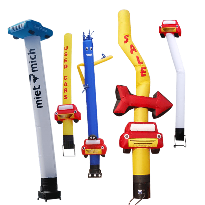 CAR Skytube / Airdancer 4 m (13 ft) with car figure Inflatable24.com by Inflatable24.com