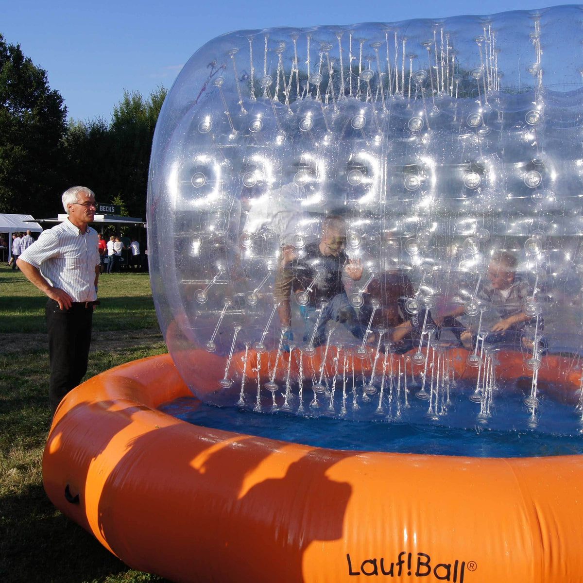 LaufRolle - Two-person water roller - The biggest water walking ball! LaufBall by Inflatable24.com