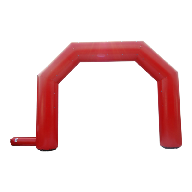 Inflatable Archway – ProArch: stock color prepared for banner Inflatable24.com S (4 m x 3 m) - (13 ft x 10 ft) red No Feet by Inflatable24.com