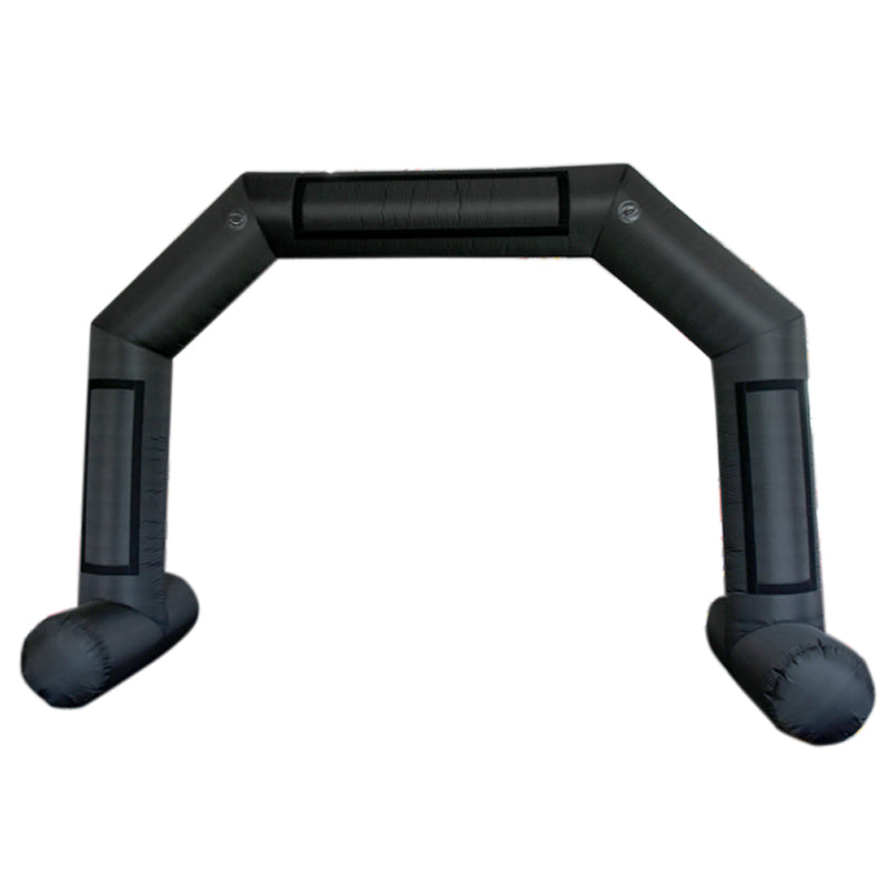 Inflatable Archway – ProArch: stock color prepared for banner Inflatable24.com M (6 m x 4.25 m) - (19.5 ft x 15 ft) black With Feet by Inflatable24.com