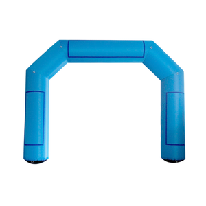 Inflatable Archway – EasyArch: stock color prepared for banner S (4 m x 3 m) - (13 ft x 10 ft) / blue / No Feet - Inflatable24.com