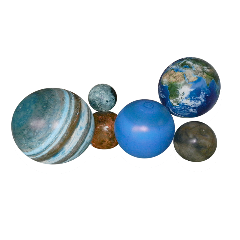Balloon Planets 1.5 m (5 ft) - 4 m (13 ft)- Earth, Moon, Uranus, Jupiter, Neptune, Venus, Mercury and Mars, Inflatable24.com by Inflatable24.com
