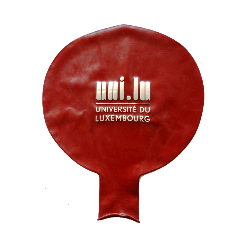 Giant latex advertising balloon with printed logo - double-sided/single-color - 50 cm to 2 m (20 in to 6.5 ft) Deutsche Inflatable by Inflatable24.com