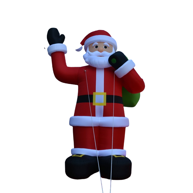 Giant Santa Inflatable Deutsche Inflatable by Inflatable24.com