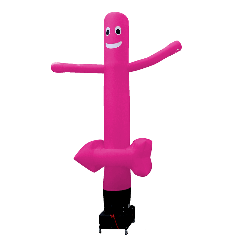 WAVING Sky dancer / Airdancer Inflatable24.com 3 m - 10 ft magenta with arrow by Inflatable24.com