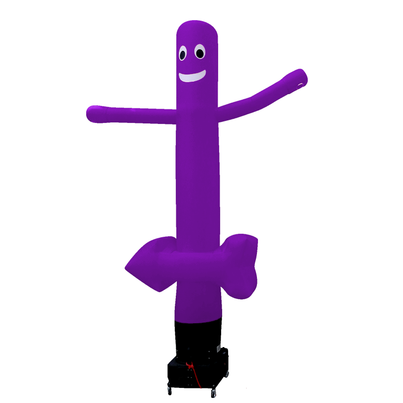 WAVING Sky dancer / Airdancer Inflatable24.com 3 m - 10 ft purple with arrow by Inflatable24.com